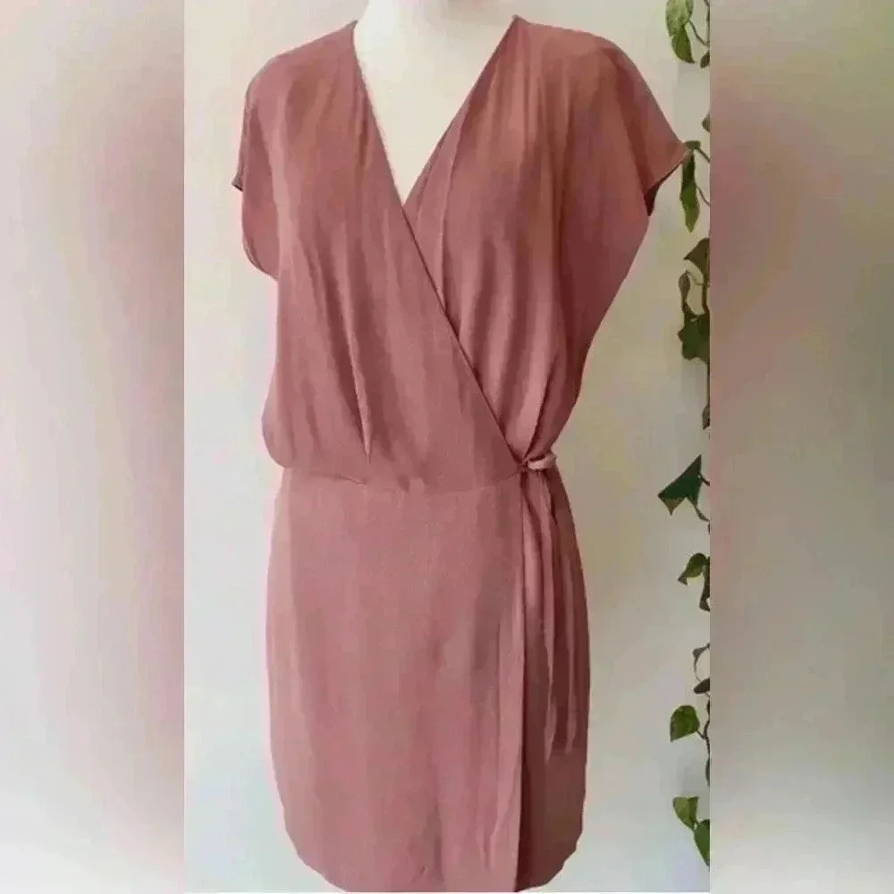 Oak and Fort Dress in Dusty Rose size Large